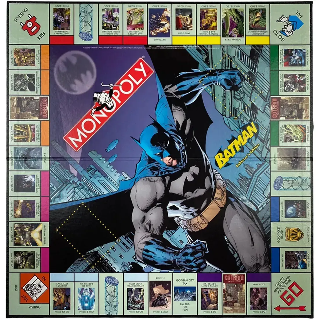 Monopoly: Batman Collector's Edition [DC Comics] - Economic Superhero Board Game for Family, Adults and Children (2-6 Players, Age 8+) - Hasbro (2005) - Image 5