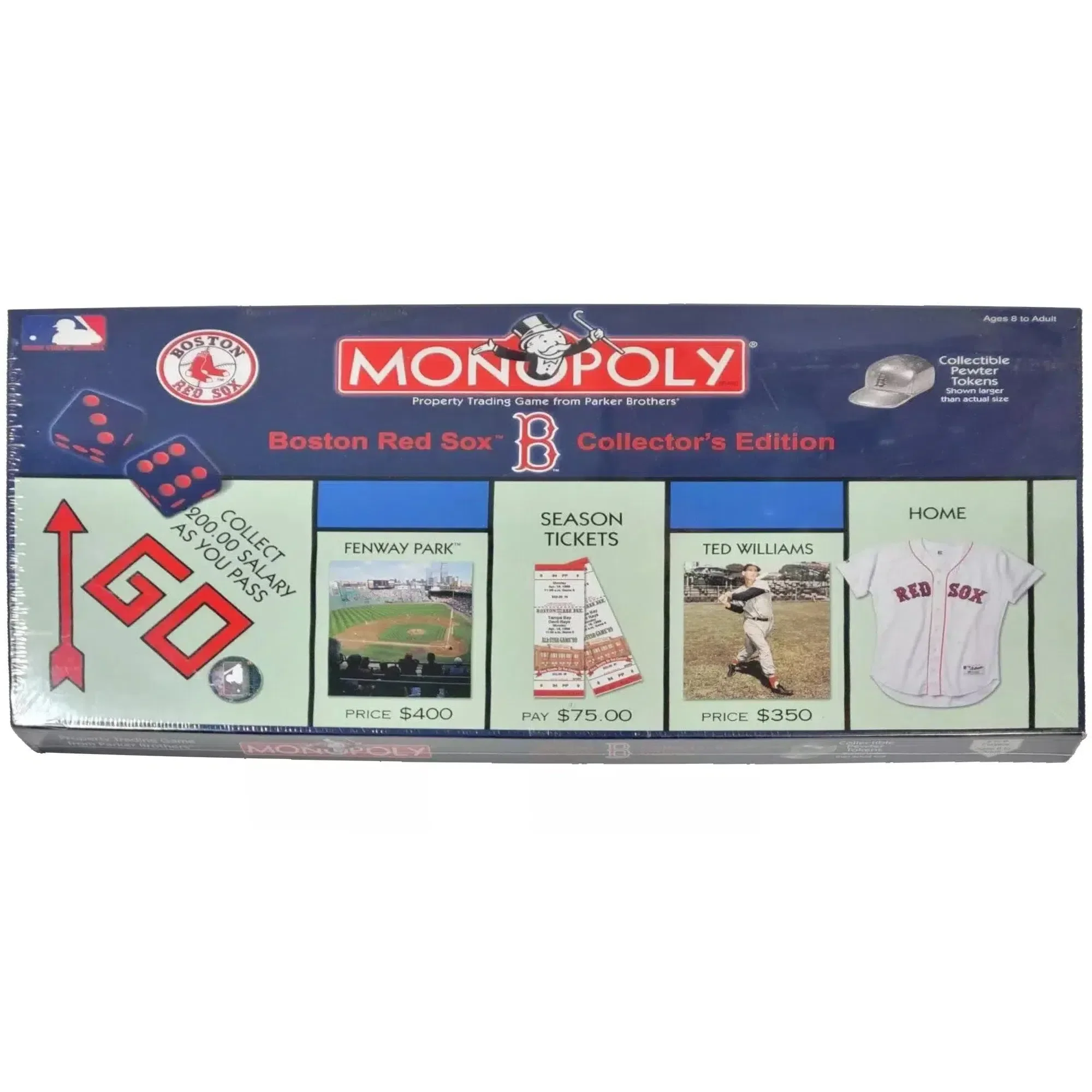 Monopoly: Boston Red Sox Collector's Edition - Competitive Sports Board Game for Family, Adults, and Children (2-6 Players, Ages 8+) - USAopoly