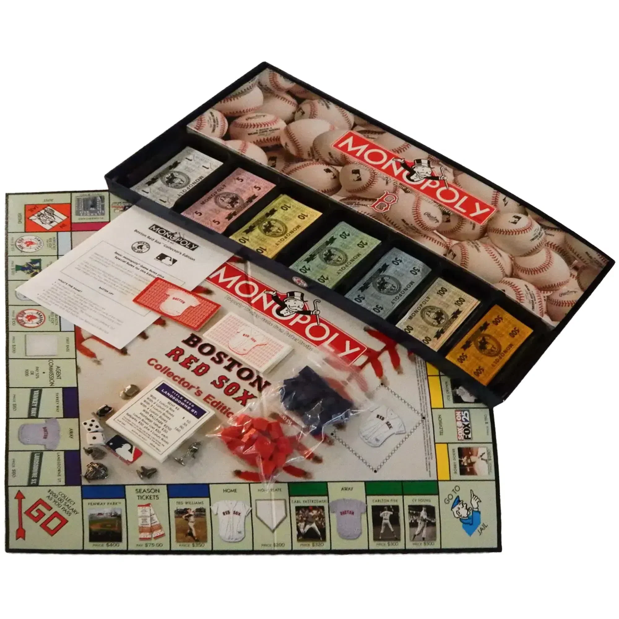 Monopoly: Boston Red Sox Collector's Edition - Competitive Sports Board Game for Family, Adults, and Children (2-6 Players, Ages 8+) - USAopoly - Image 2