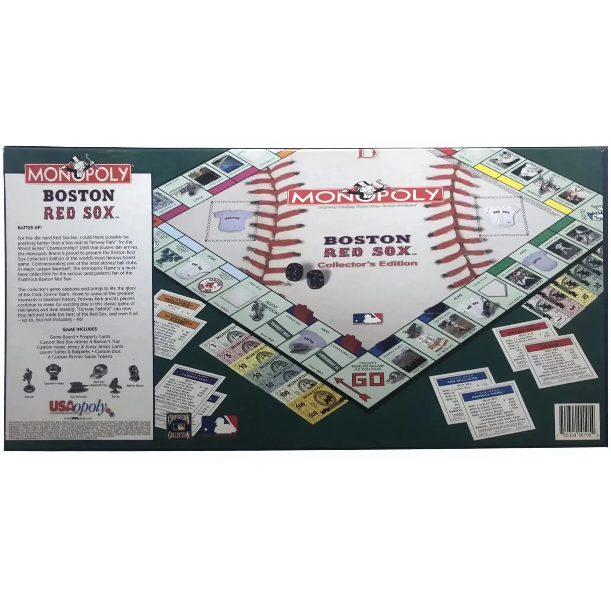 Monopoly: Boston Red Sox Collector's Edition - Competitive Sports Board Game for Family, Adults, and Children (2-6 Players, Ages 8+) - USAopoly - Image 3