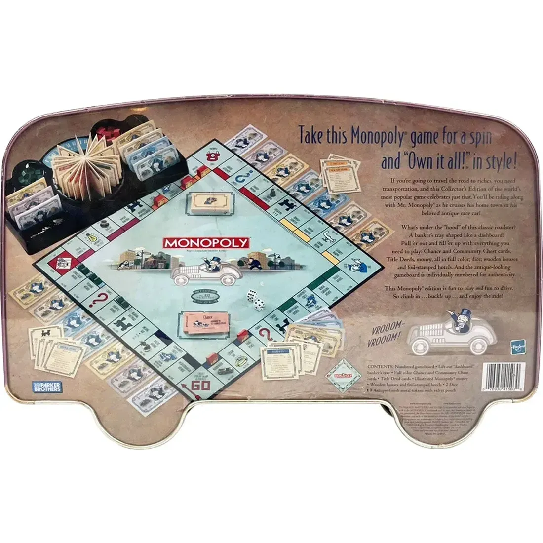 Monopoly Collector's Edition - Economic Civilization Board Game for Family, Adults, and Children (2-6 Players, Ages 8+) - Parker Brothers - Image 3