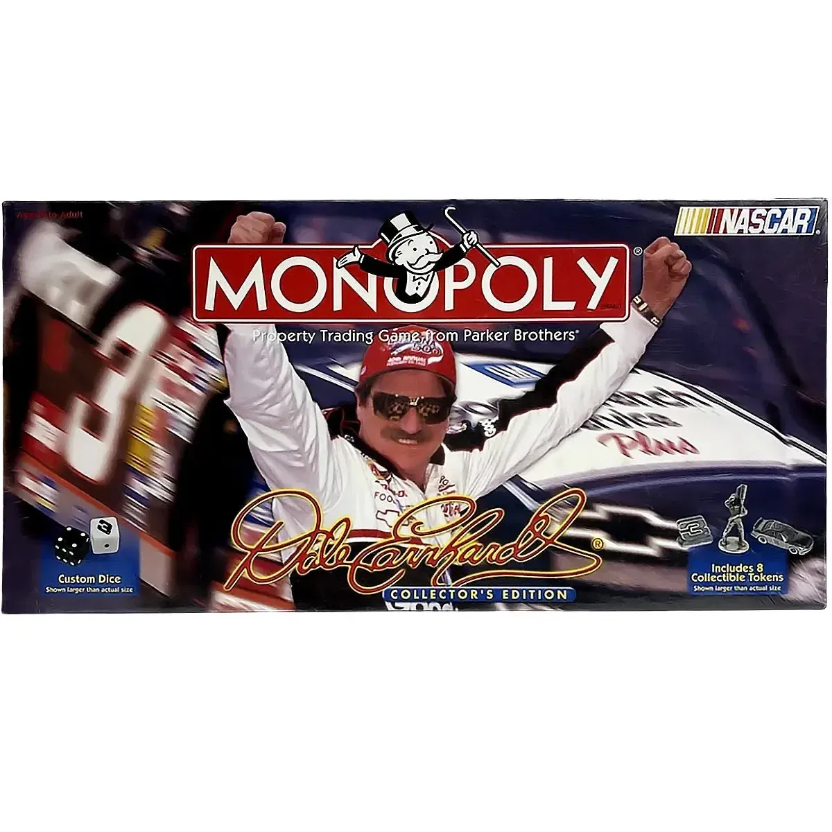 Monopoly: Dale Earnhardt Collector's Edition - Competitive Racing Board Game for Family and Adults (2-8 Players, Ages 8+) - USAopoly