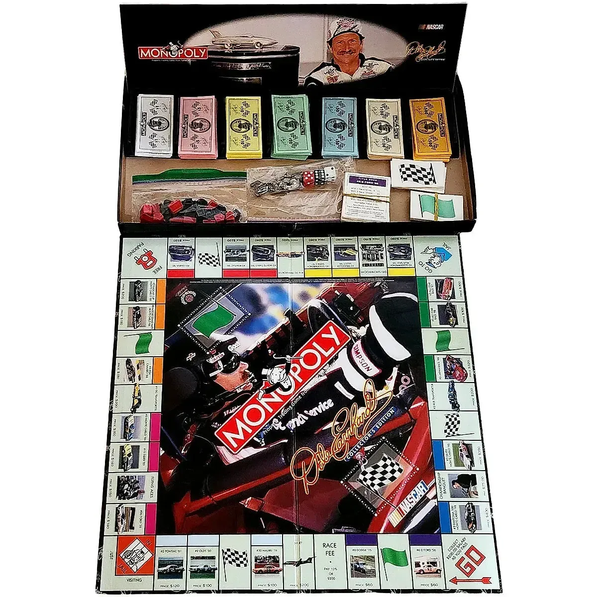 Monopoly: Dale Earnhardt Collector's Edition - Competitive Racing Board Game for Family and Adults (2-8 Players, Ages 8+) - USAopoly - Image 2