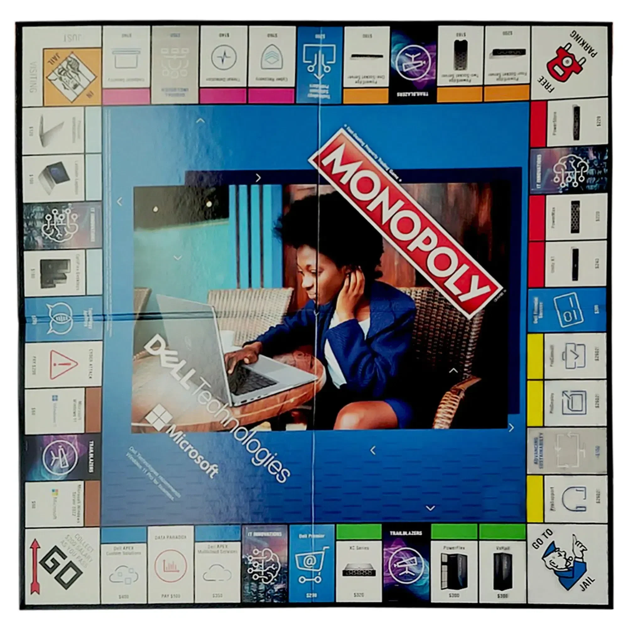 Monopoly: Dell Technologies Edition - Economic Business Board Game for Family, and Adults (2-6 Players, Ages 8+) - USAopoly - Image 2