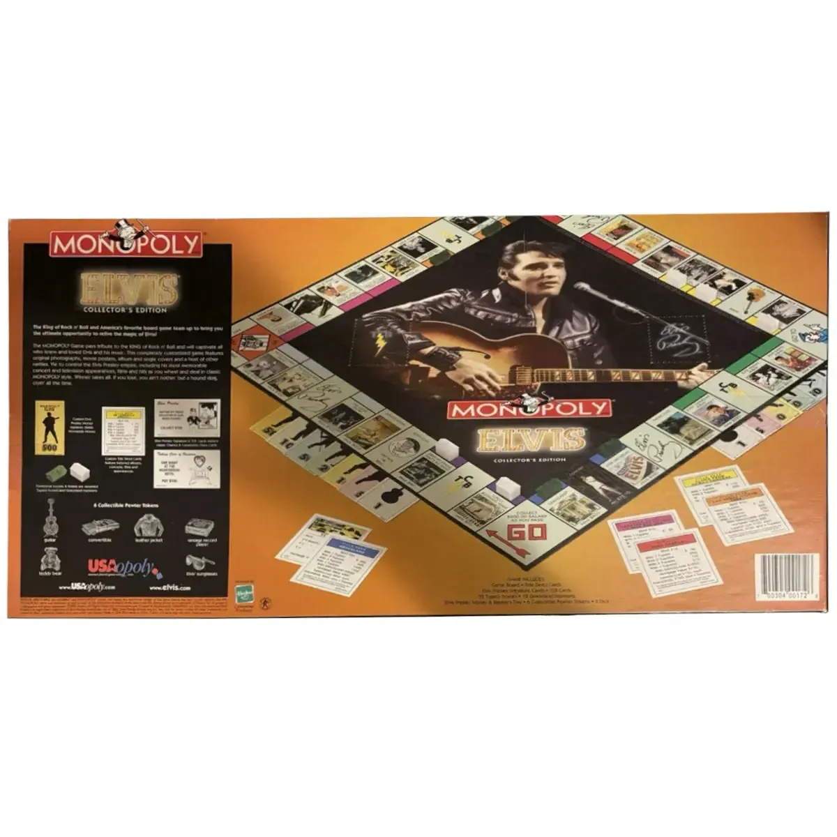 Monopoly: Elvis Presley 25th Anniversary Collector's Edition - Economic Music Board Game for Family, and Adults (2-4 Players, Ages 8+) - USAopoly - Image 3