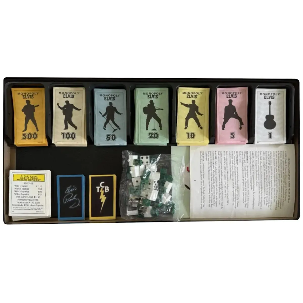Monopoly: Elvis Presley 25th Anniversary Collector's Edition - Economic Music Board Game for Family, and Adults (2-4 Players, Ages 8+) - USAopoly - Image 5