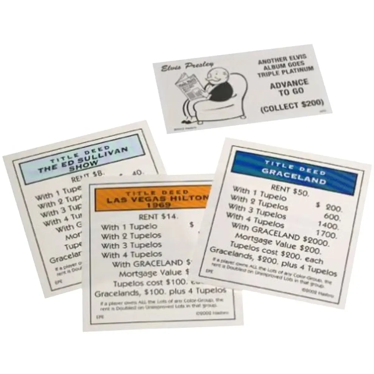 Monopoly: Elvis Presley 25th Anniversary Collector's Edition - Economic Music Board Game for Family, and Adults (2-4 Players, Ages 8+) - USAopoly - Image 9