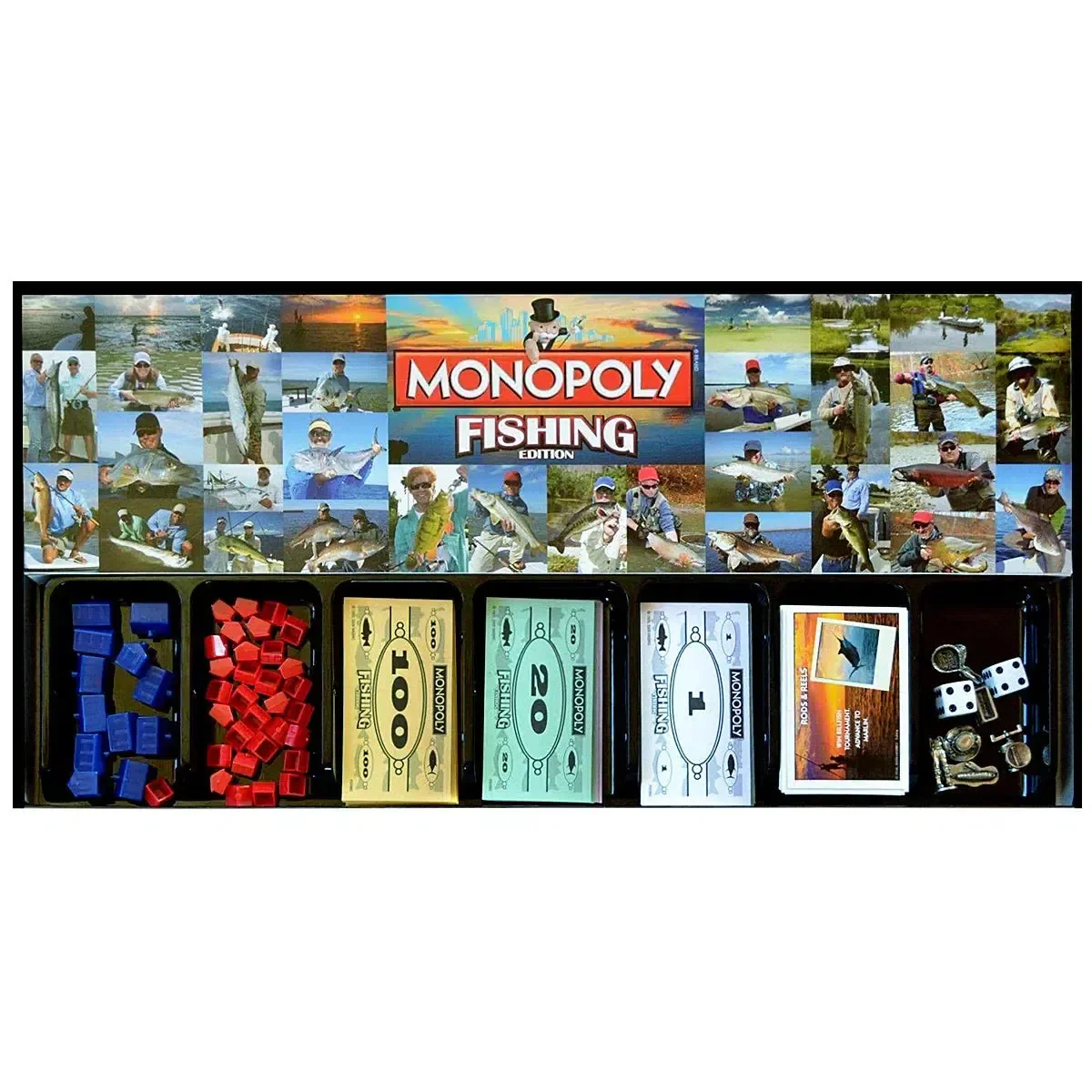 Monopoly: Fishing Edition - Economic Fishing Board Game for Family, Adults, and Children (2-6 Players, Ages 8+) - USAopoly - Image 6