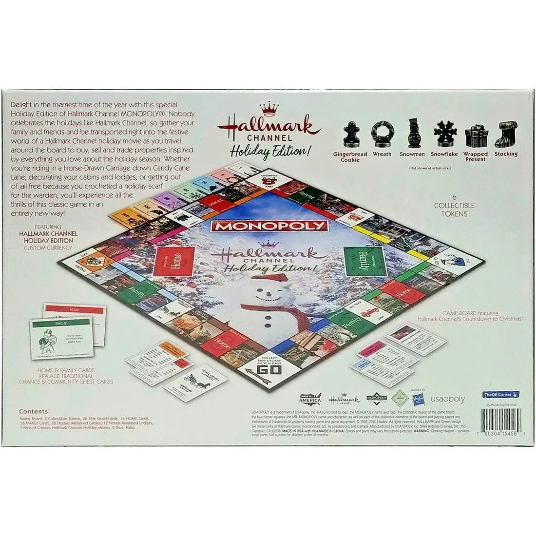 Monopoly: Hallmark Channel Holiday Edition - Economic Holiday Board Game for Family, Adults, and Children (2-6 Players, Ages 8+) - USAopoly - Image 3
