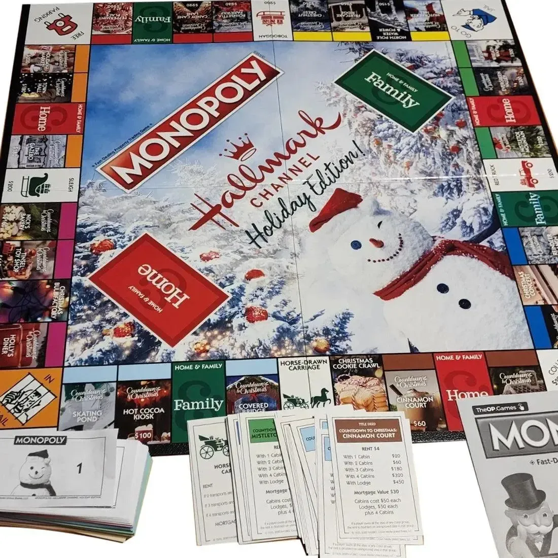 Monopoly: Hallmark Channel Holiday Edition - Economic Holiday Board Game for Family, Adults, and Children (2-6 Players, Ages 8+) - USAopoly - Image 4