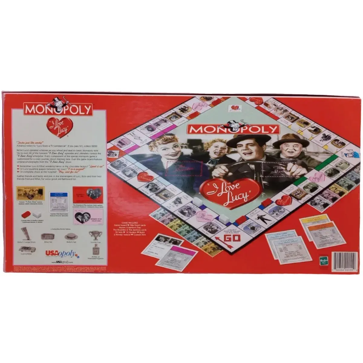 Monopoly: "I Love Lucy" 50th Anniversary Collector's Edition - War Competitive Board Game for Family and Adults (2 Players, Ages 8+) - USAopoly - Image 3