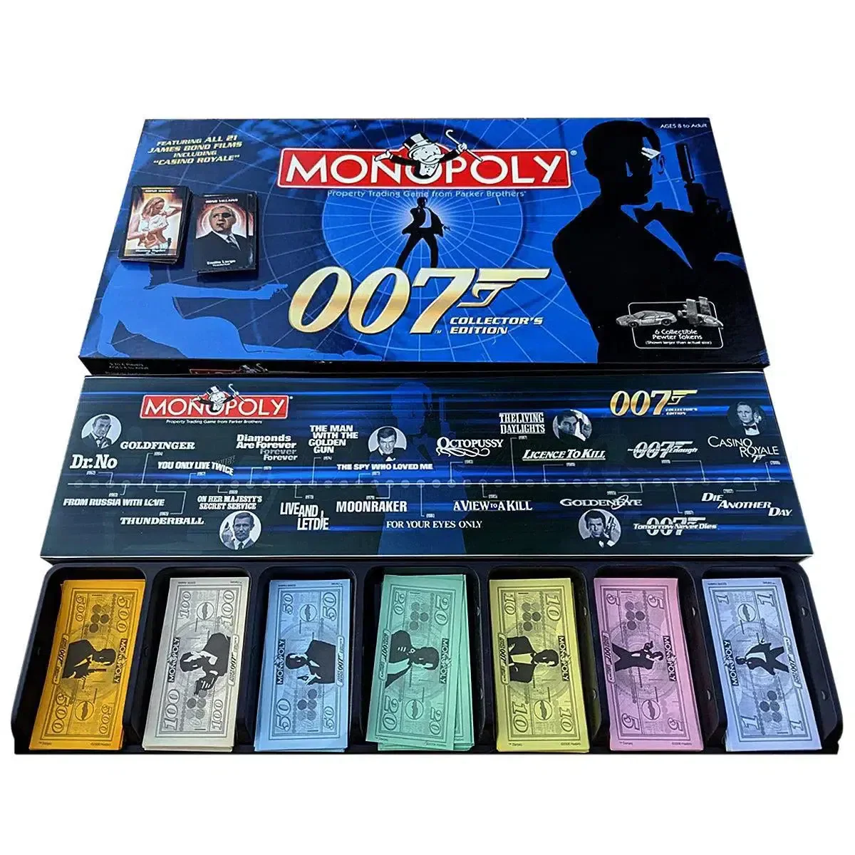 Monopoly: James Bond 007 Collector's Edition - Economic Espionage Board Game for Family, and Adults (2-6 Players, Ages 8+) - USAopoly - Image 2