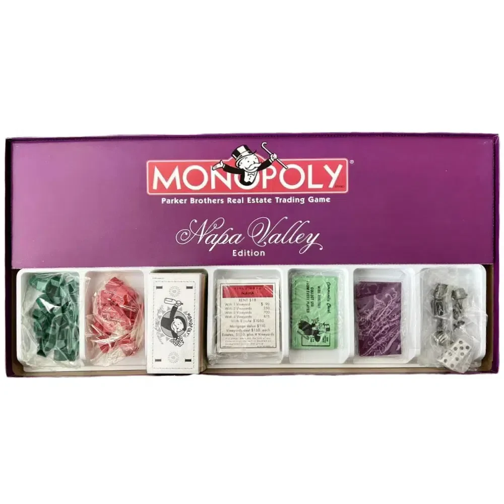 Monopoly: Napa Valley Edition - Economic Wine Board Game for Family, and Adults (2-6 Players, Ages 8+) - USAopoly - Image 4