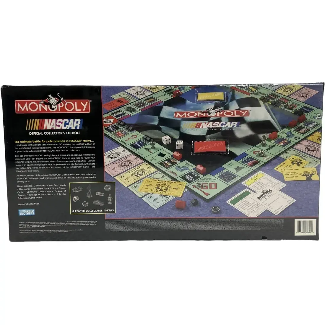 Monopoly: NASCAR Official Collector's Edition - Economic Racing Board Game for Family, Adults, and Children (2-8 Players, Age 8+) - Parker Brothers - (1997) - Image 3