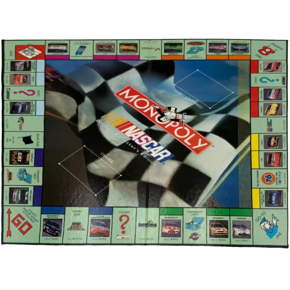 Monopoly: NASCAR Official Collector's Edition - Economic Racing Board Game for Family, Adults, and Children (2-8 Players, Age 8+) - Parker Brothers - (1997) - Image 4
