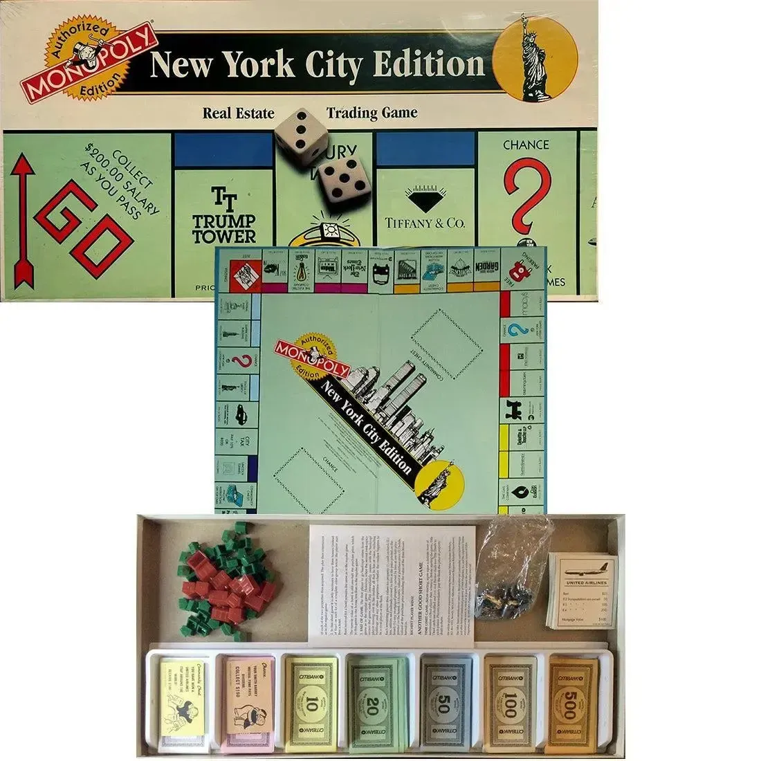 Monopoly: New York City Edition - Economic Civilization Board Game for Family, Adults, and Children (2-8 Players, Ages 8+) - USAopoly - (1995) - Image 2