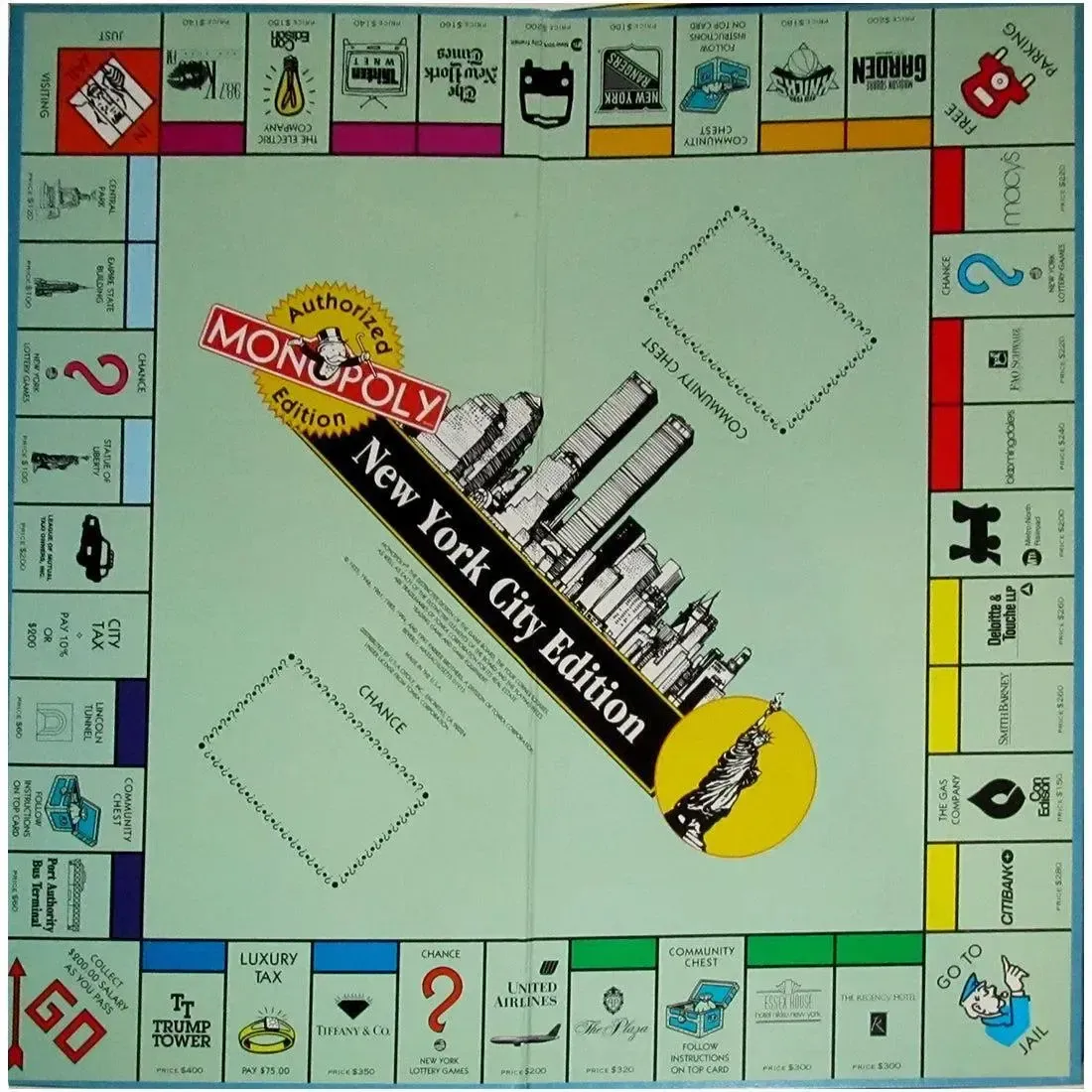 Monopoly: New York City Edition - Economic Civilization Board Game for Family, Adults, and Children (2-8 Players, Ages 8+) - USAopoly - (1995) - Image 4