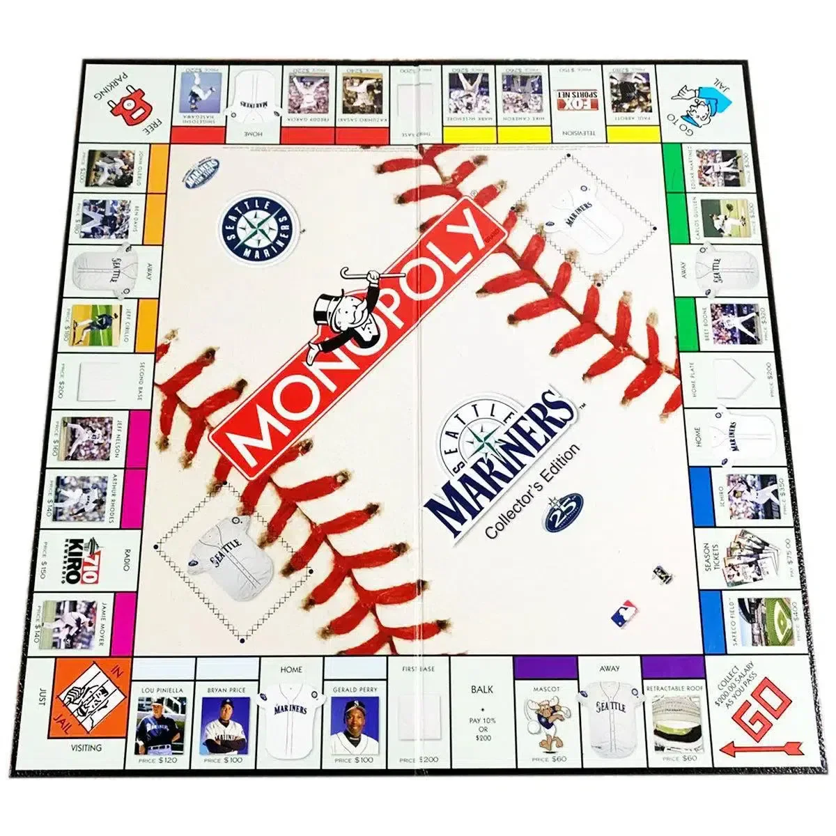 Monopoly: Seattle Mariners Collector's Edition [MLB] - Economic Baseball Board Game for Family, Adults, and Children (2-6 Players, Ages 8+) - USAopoly - (2001) - Image 4