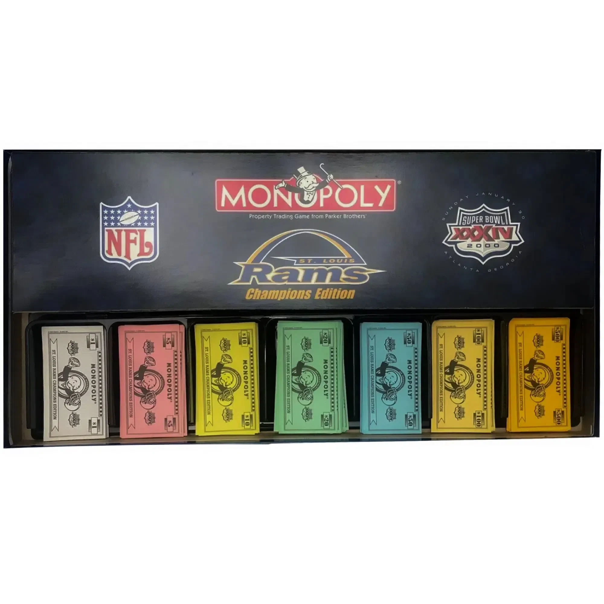 Monopoly: St. Louis Rams Champions Edition [NFL] - Economic Football Board Game for Family, and Adults (2-6 Players, Ages 8+) - USAopoly - Image 5