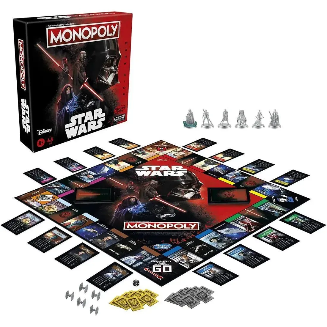 Monopoly: Star Wars Dark Side Edition - Economic Science Fiction Board Game for Family, Adults, and Children (2-6 Players, Ages 8+) - Hasbro Gaming - Image 2