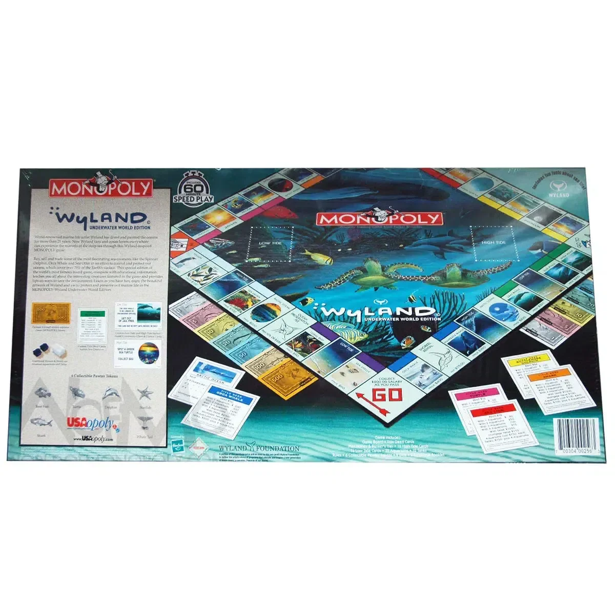 Monopoly: Wyland Underwater World Edition - Economic Ocean Board Game for Family, Adults, and Children (2-6 Players, Ages 8+) - USAopoly - Image 3