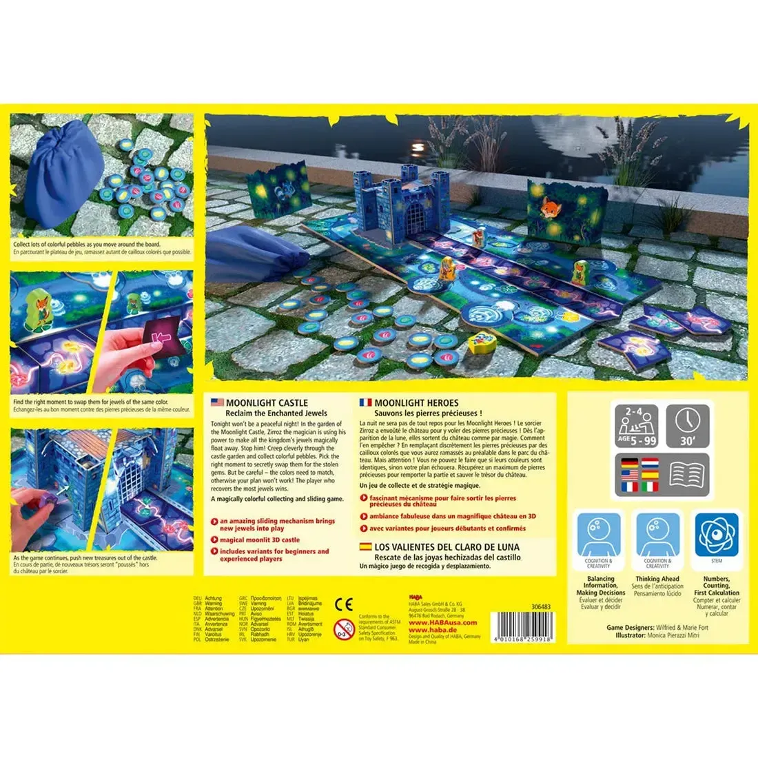 Moonlight Castle - Strategy Fantasy Board Game for Adults, Family, and Children (2-4 Players, Ages 5+) - HABA - Image 3