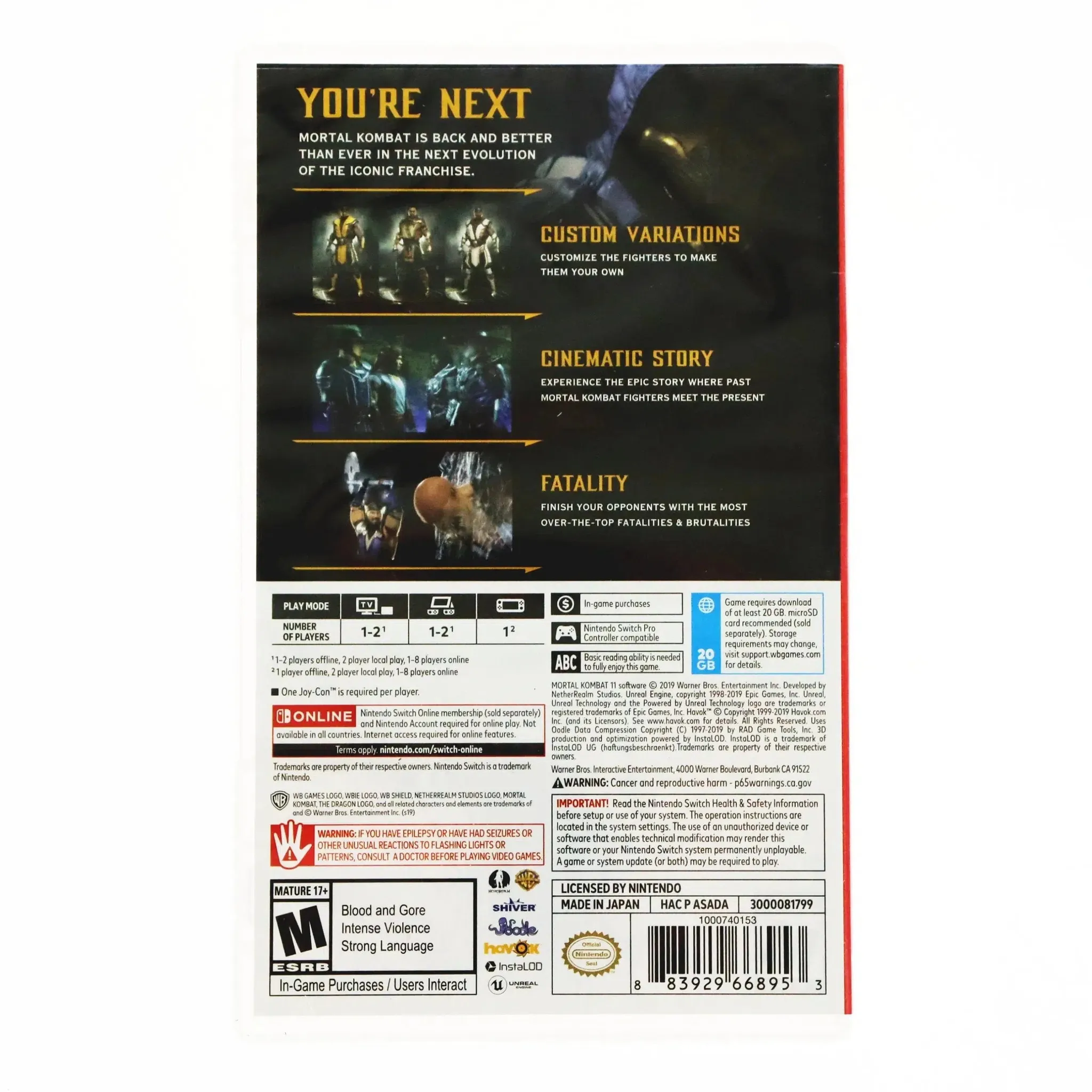 Mortal Kombat 11 - Nintendo Switch - Image 3