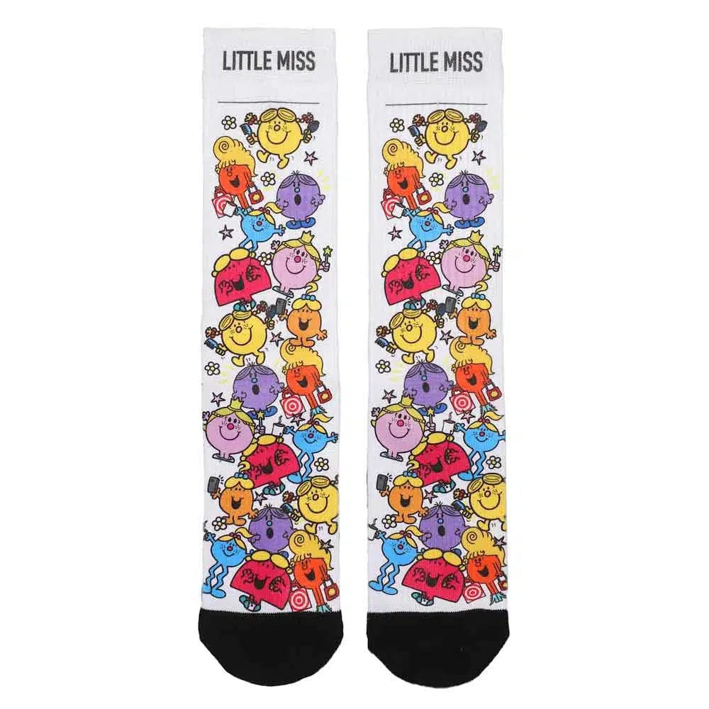 Mr. Men and Little Miss - Little Miss Characters Crew Socks - Bioworld - Image 2