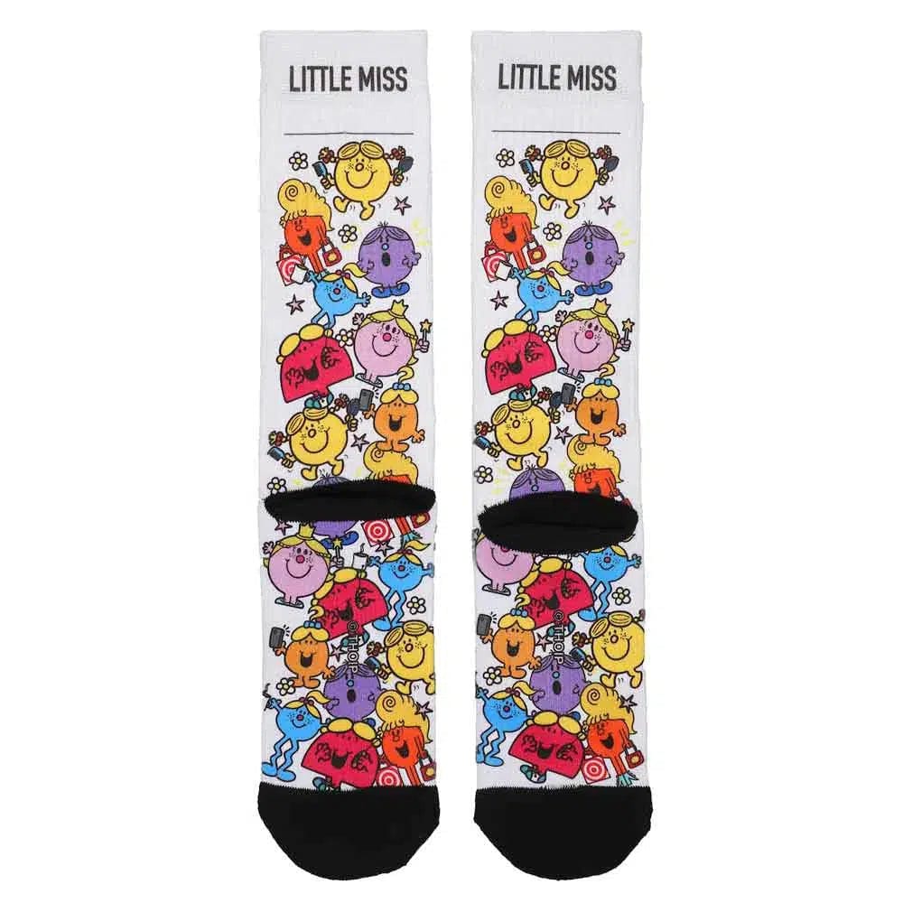 Mr. Men and Little Miss - Little Miss Characters Crew Socks - Bioworld - Image 3