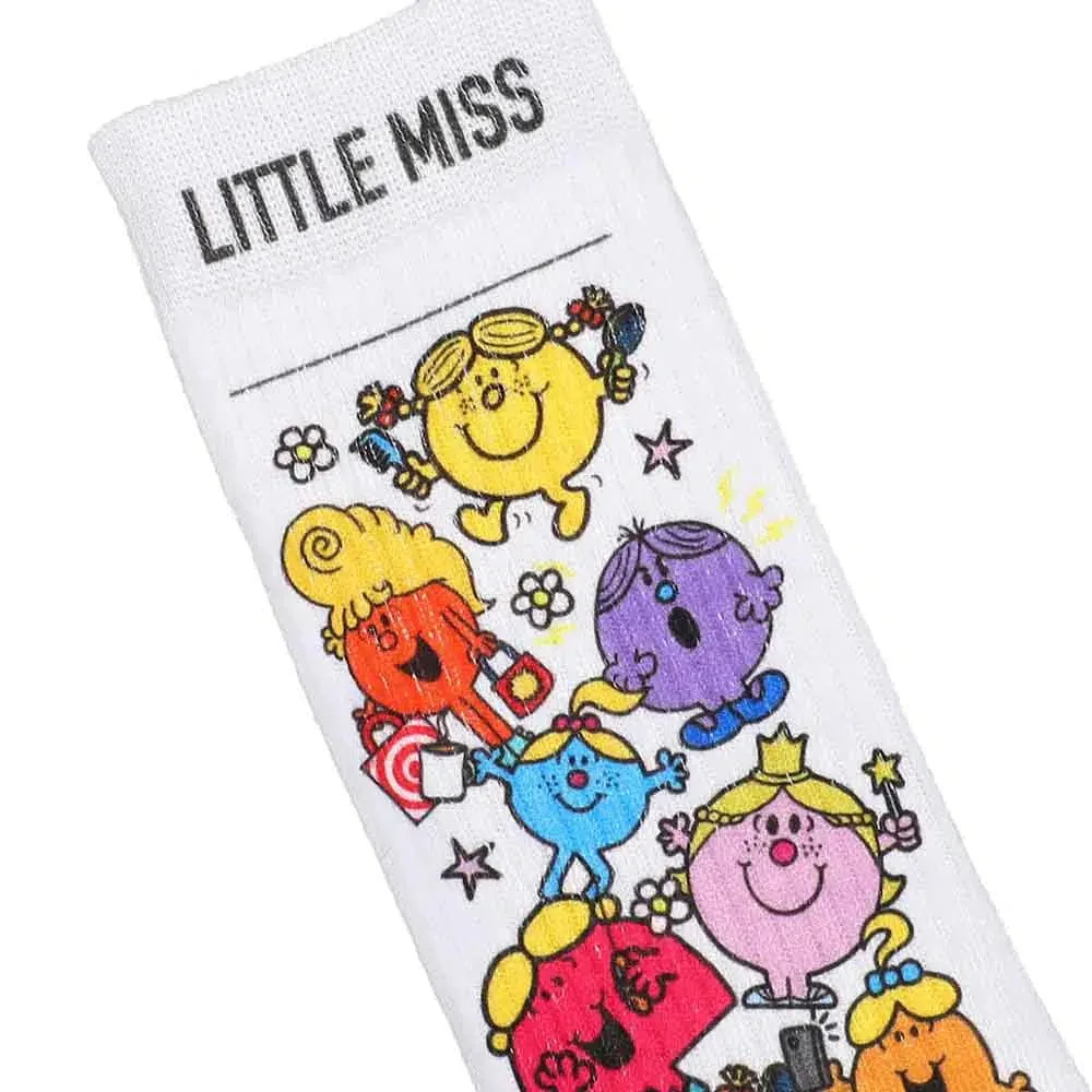 Mr. Men and Little Miss - Little Miss Characters Crew Socks - Bioworld - Image 5