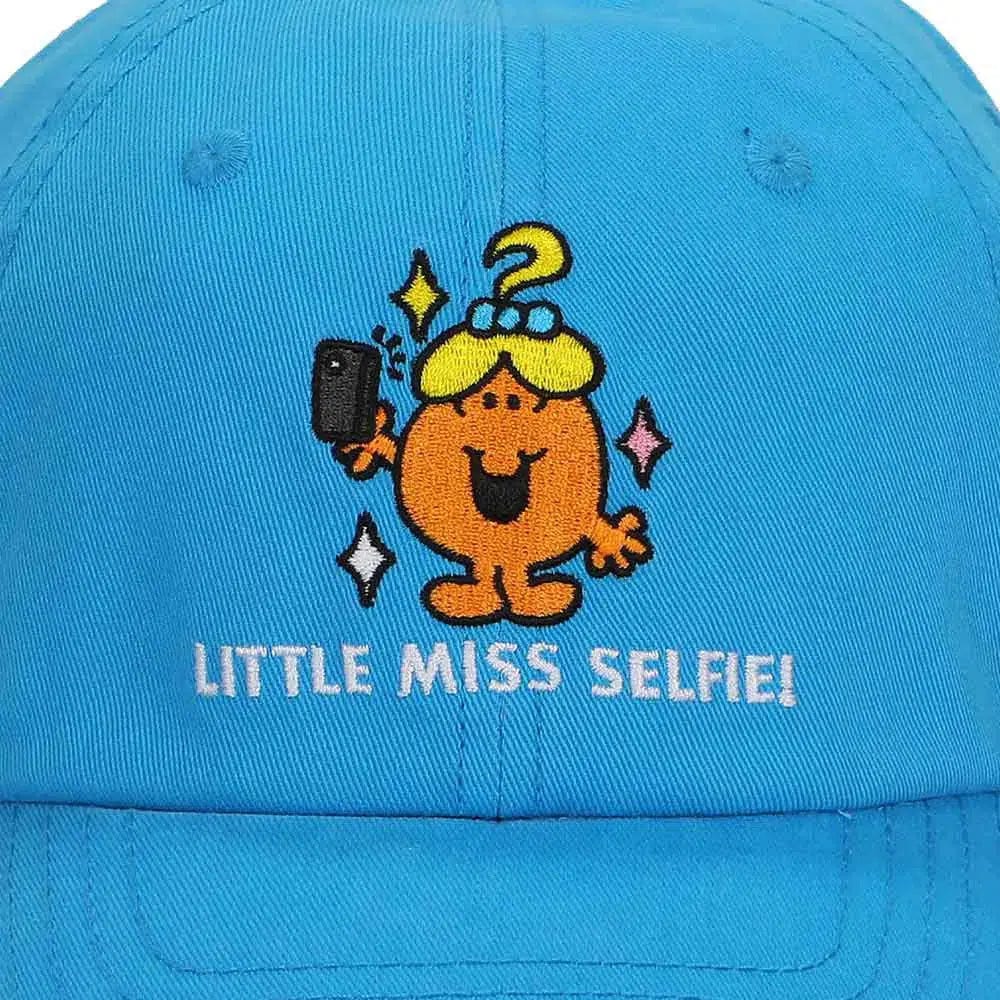 Mr. Men and Little Miss - Little Miss Fabulous Selfie Embroidered Hat (Blue) - Bioworld - Image 4