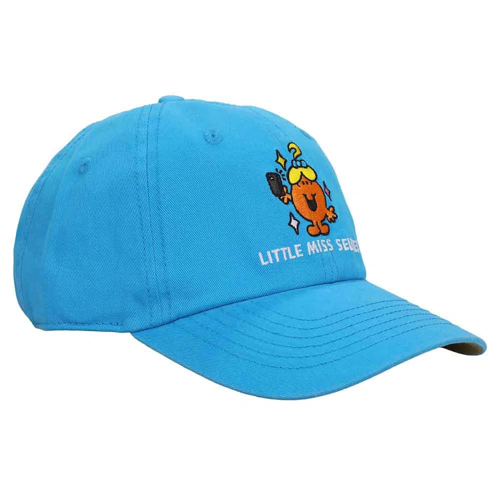 Mr. Men and Little Miss - Little Miss Fabulous Selfie Embroidered Hat (Blue) - Bioworld - Image 5