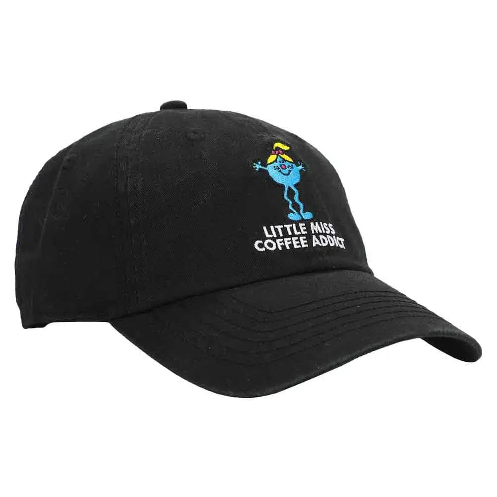 Mr. Men and Little Miss - Little Miss Somersault Coffee Addict Embroidered Hat (Black) - Bioworld - Image 3