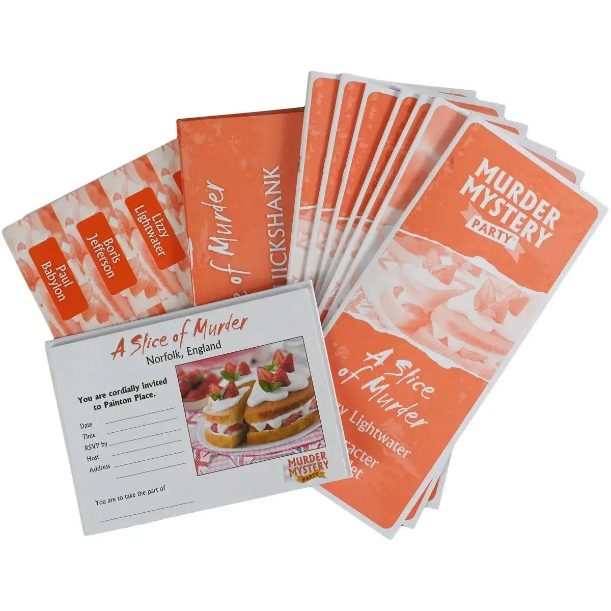 Murder Mystery Party: A Slice of Murder - Trivia Party Board Game for Family, and Adults (6-8 Players, Ages 16+) - University Games - Image 4