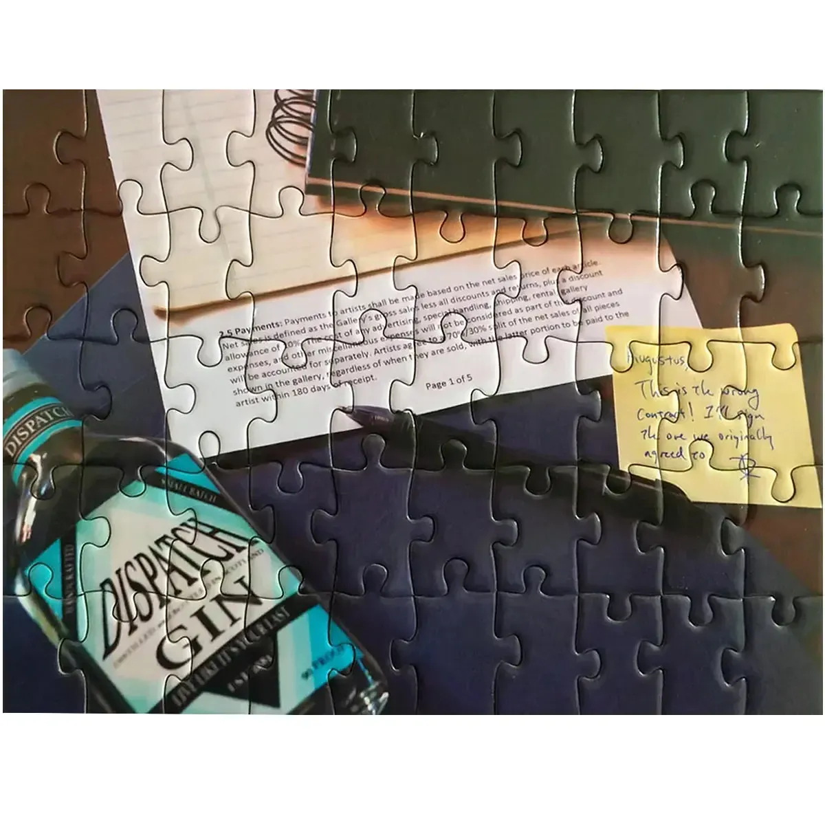 Murder Mystery Party: The Art of Murder - Art Jigsaw Puzzle Game for Family and Adults (1+ Players, Age 15+) - University Games - Image 10
