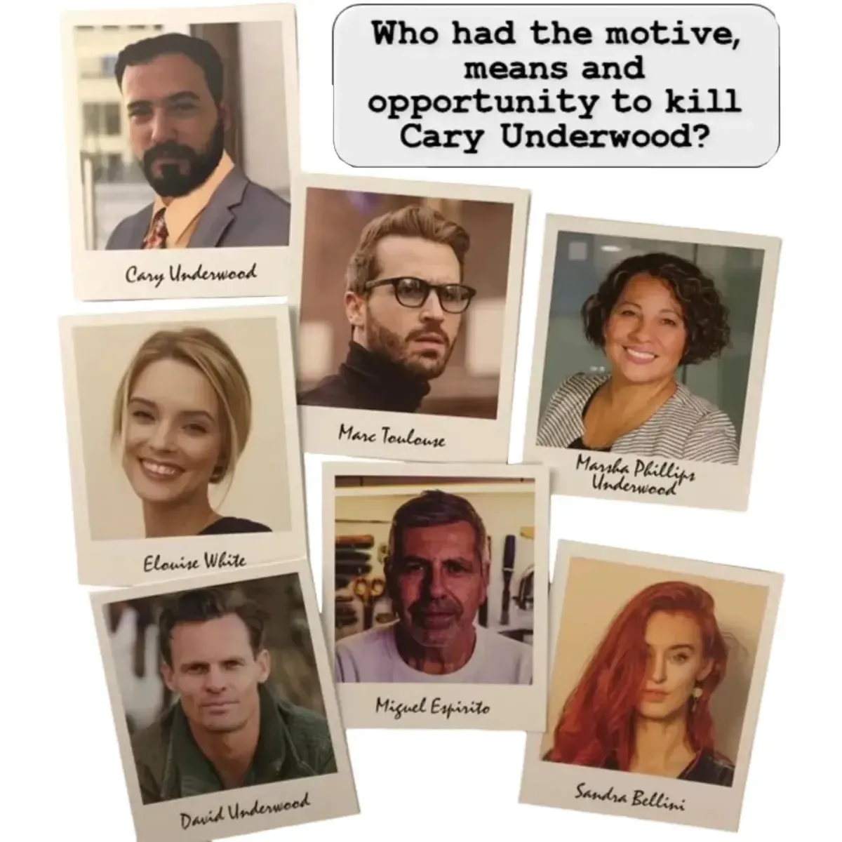 Murder Mystery Party: Underwood Cellars - Puzzle Mystery Board Game for Family and Adults (1+ Players, Age 14+) - University Games - Image 10