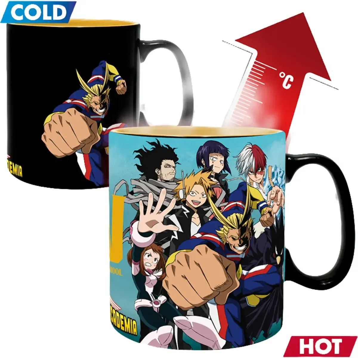 My Hero Academia - All Might Heat-Change Mug (Ceramic, 16 oz.) - ABYstyle - Image 3