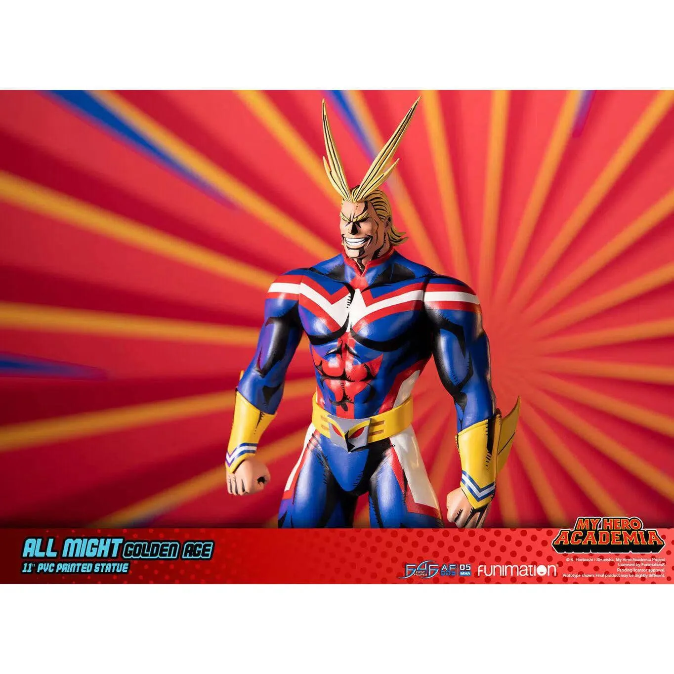 My Hero Academia - All Might Statue (Golden Age Version) - First 4 Figures - 11" PVC - Image 10