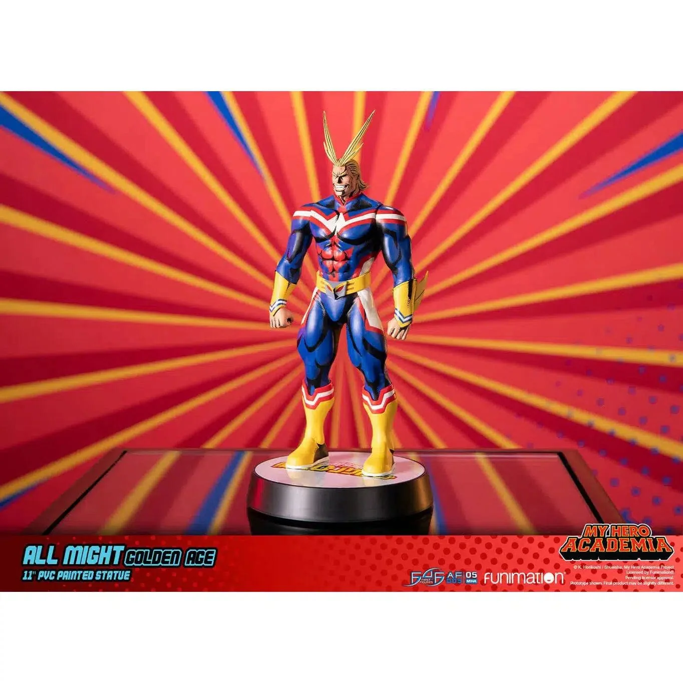 My Hero Academia - All Might Statue (Golden Age Version) - First 4 Figures - 11" PVC - Image 9