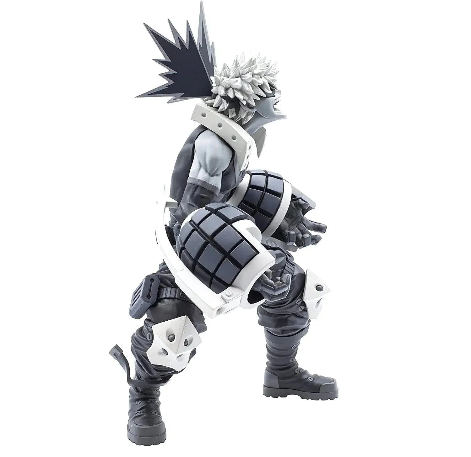 My Hero Academia - Black & White Katsuki Bakugo Figure (9") - Banpresto - World Figure Colosseum Modeling Academy Super Master Stars Piece (The Tones) - Image 3