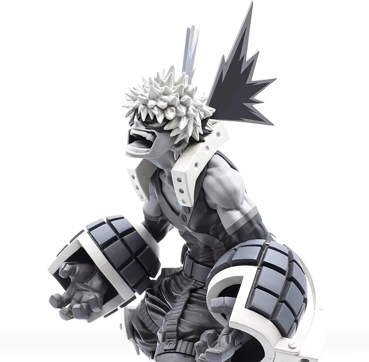 My Hero Academia - Black & White Katsuki Bakugo Figure (9") - Banpresto - World Figure Colosseum Modeling Academy Super Master Stars Piece (The Tones) - Image 5