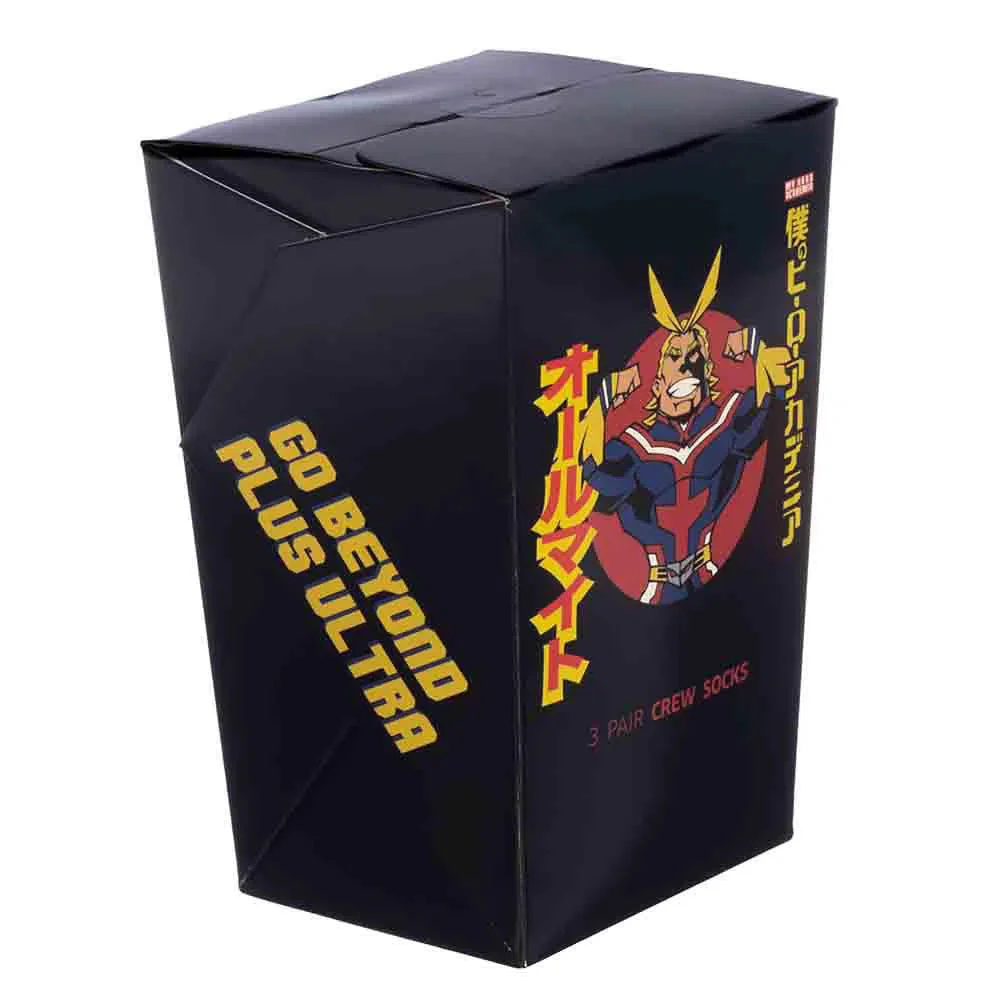 My Hero Academia - Character Crew Socks Box Set (3 Pairs) - Bioworld - Image 7