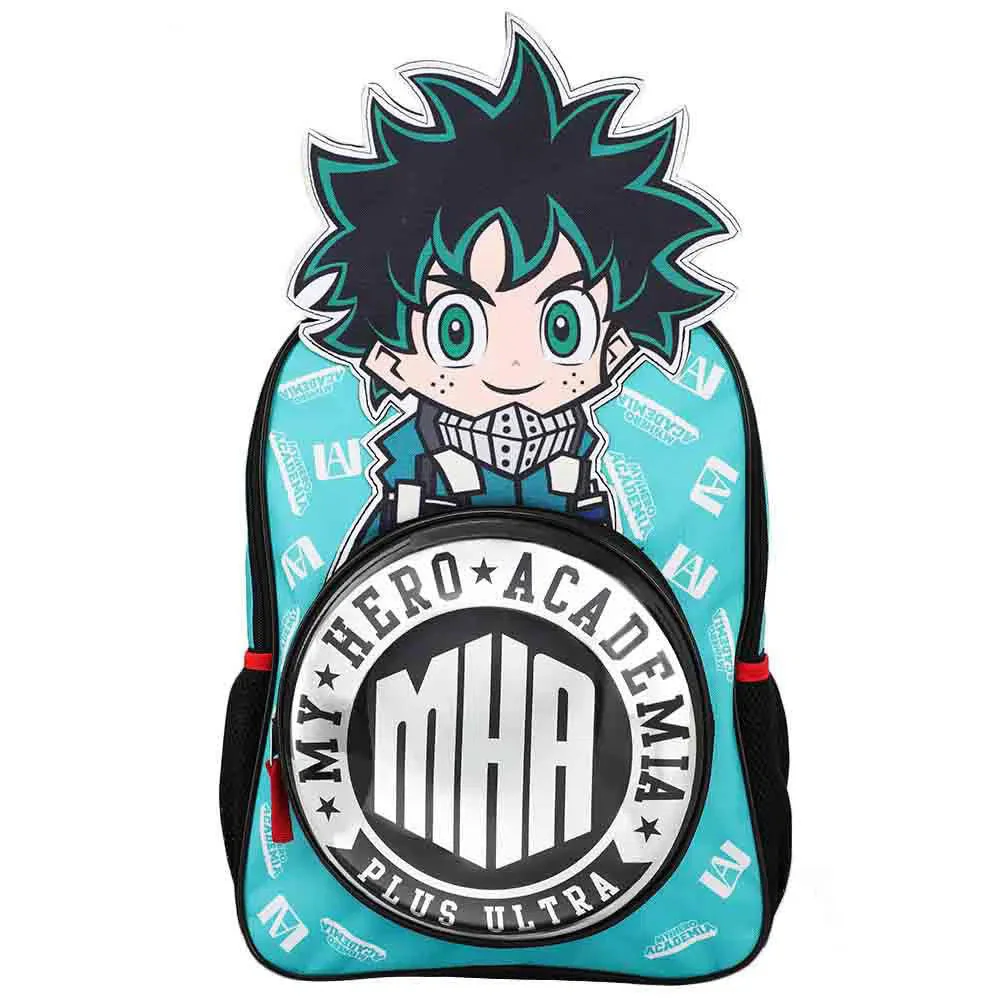My Hero Academia - Chibi Deku "MHA" Backpack (Die Cut) - Bioworld