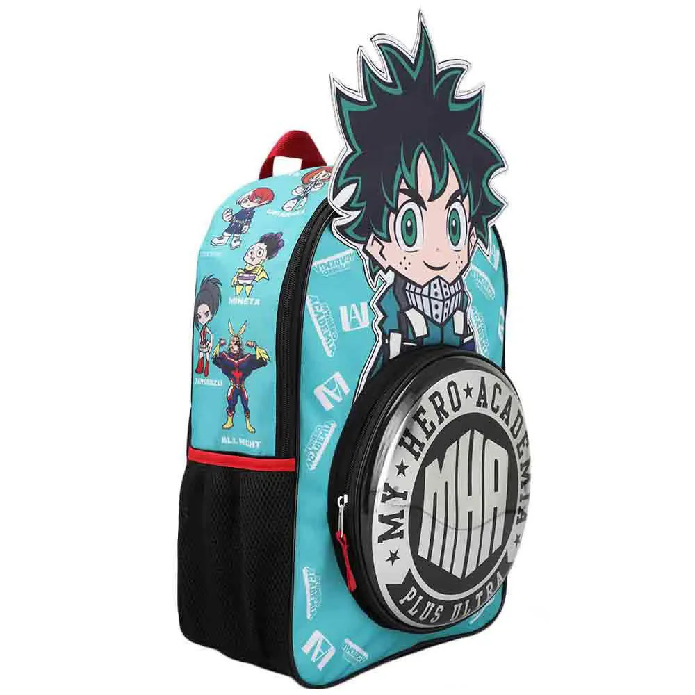 My Hero Academia - Chibi Deku "MHA" Backpack (Die Cut) - Bioworld - Image 3