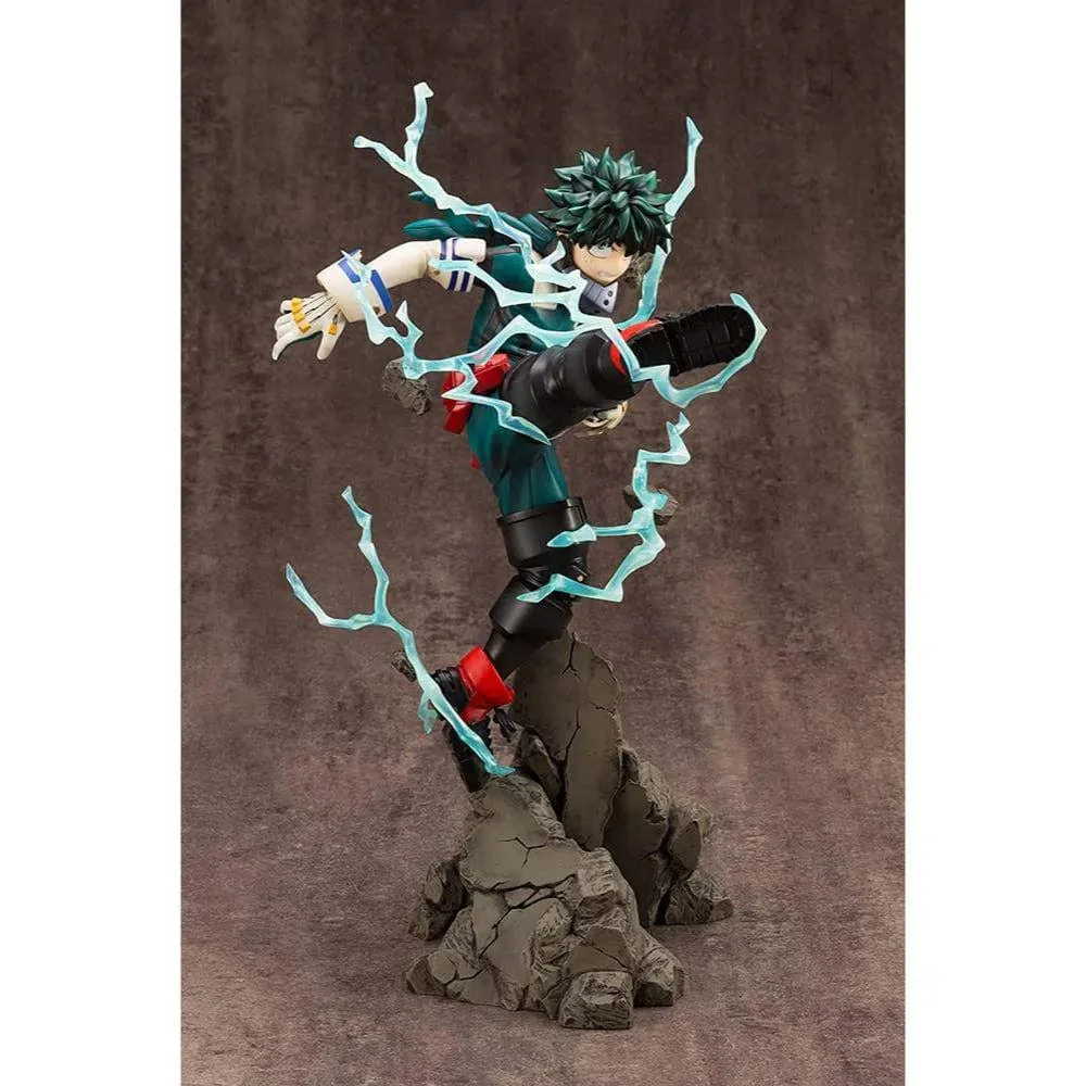 My Hero Academia - Deku [Izuku Midoriya] Manchester Smash Statue Figure (11.42") - Kotobukiya - ArtFX J Series (Version 2) - Image 8