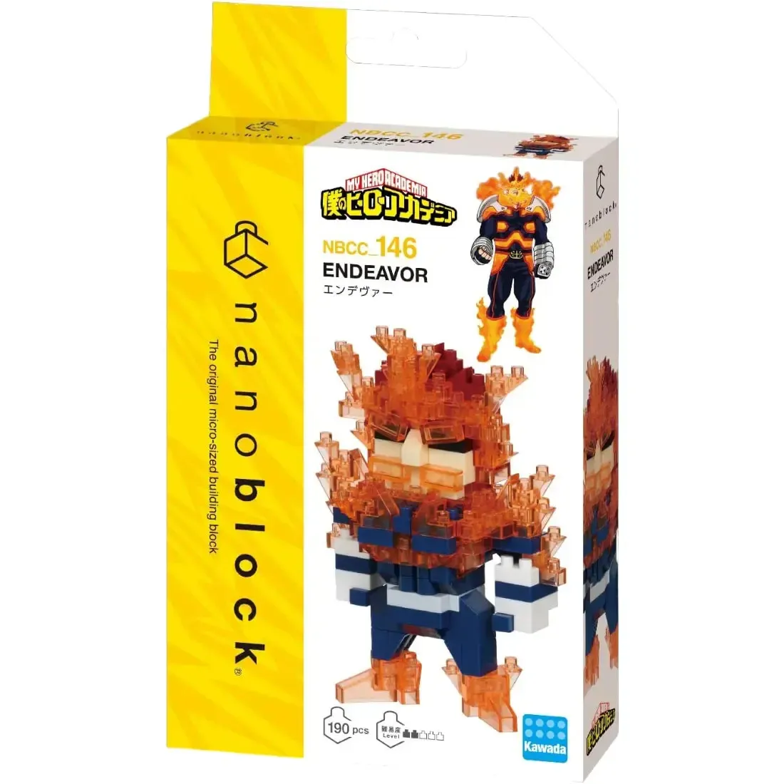 My Hero Academia - Endeavor Figure Building Set - Nanoblock (146)