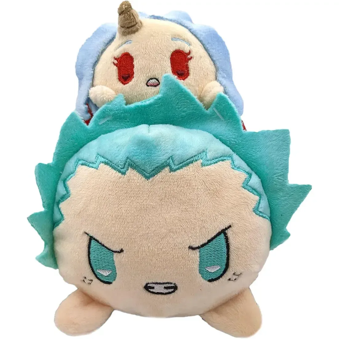 My Hero Academia [Episode 76: Infinite 100%] - Izuku Midoriya [Deku] & Eri 2-Piece Plush Set (6") - Infinifan - Mochibi Series
