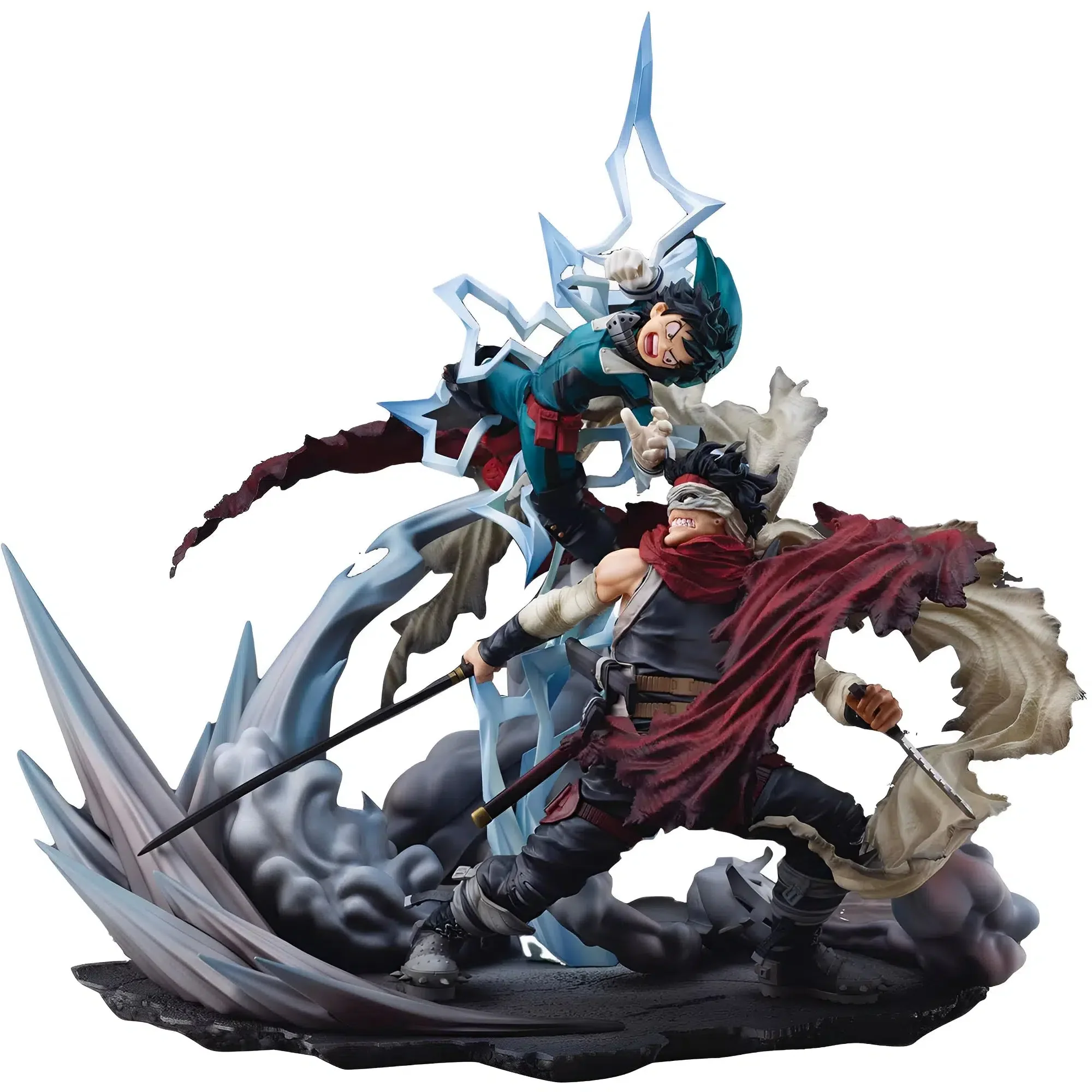 My Hero Academia -  Izuku Midoriya vs. Stain Super Situation Statue Figure (12") - Takara Tomy - S-Fire Series