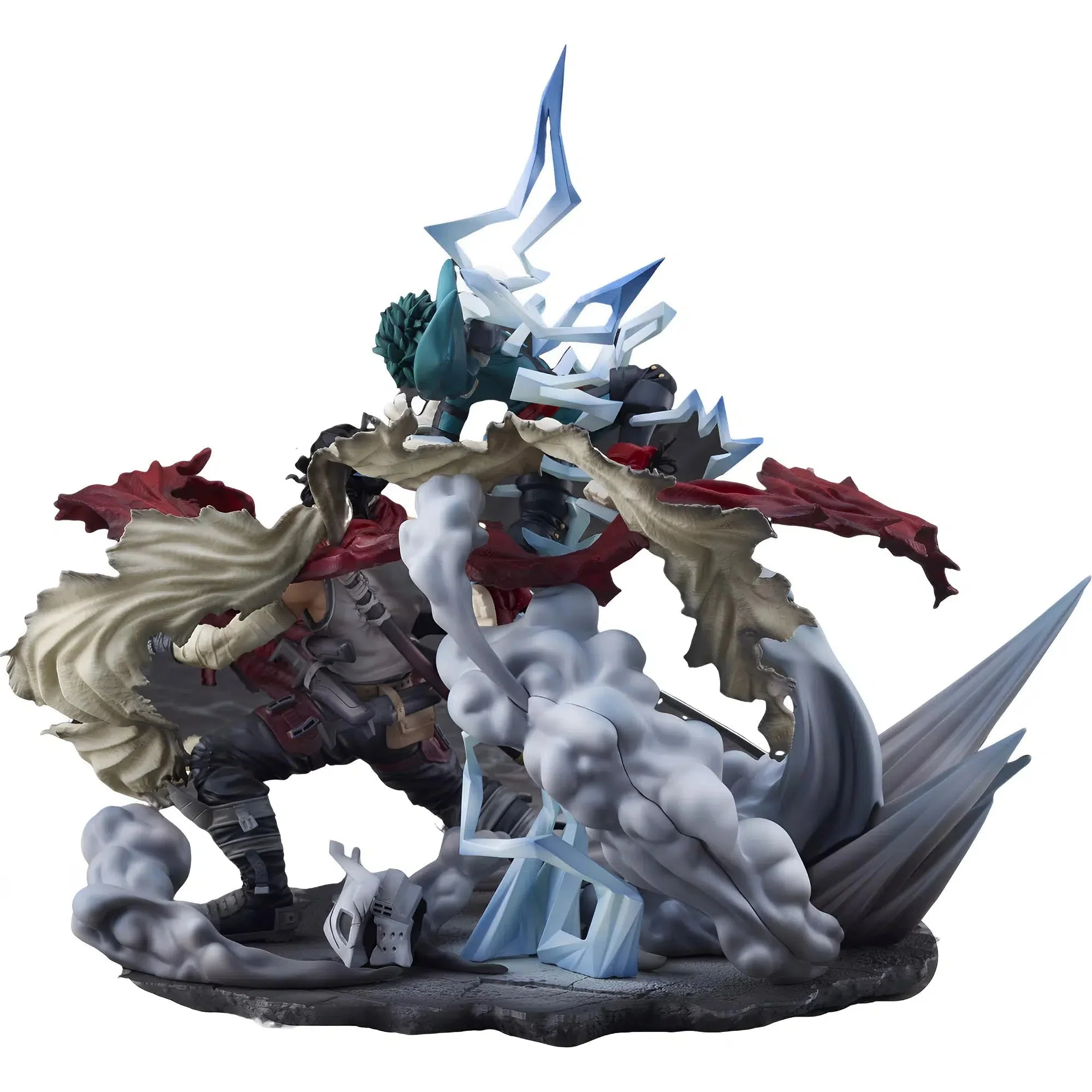 My Hero Academia -  Izuku Midoriya vs. Stain Super Situation Statue Figure (12") - Takara Tomy - S-Fire Series - Image 2