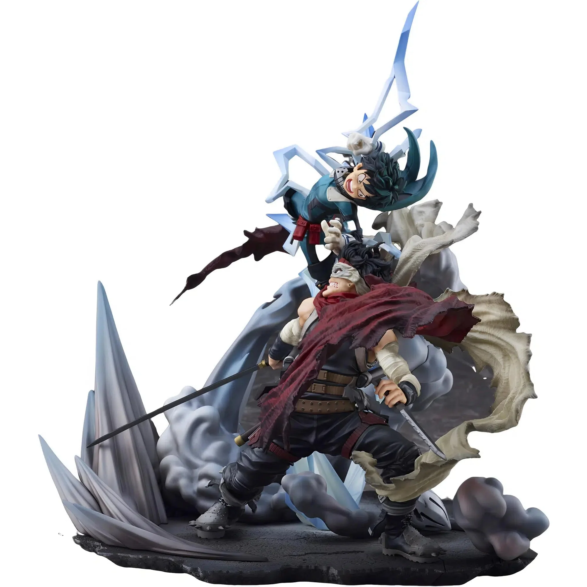 My Hero Academia -  Izuku Midoriya vs. Stain Super Situation Statue Figure (12") - Takara Tomy - S-Fire Series - Image 3